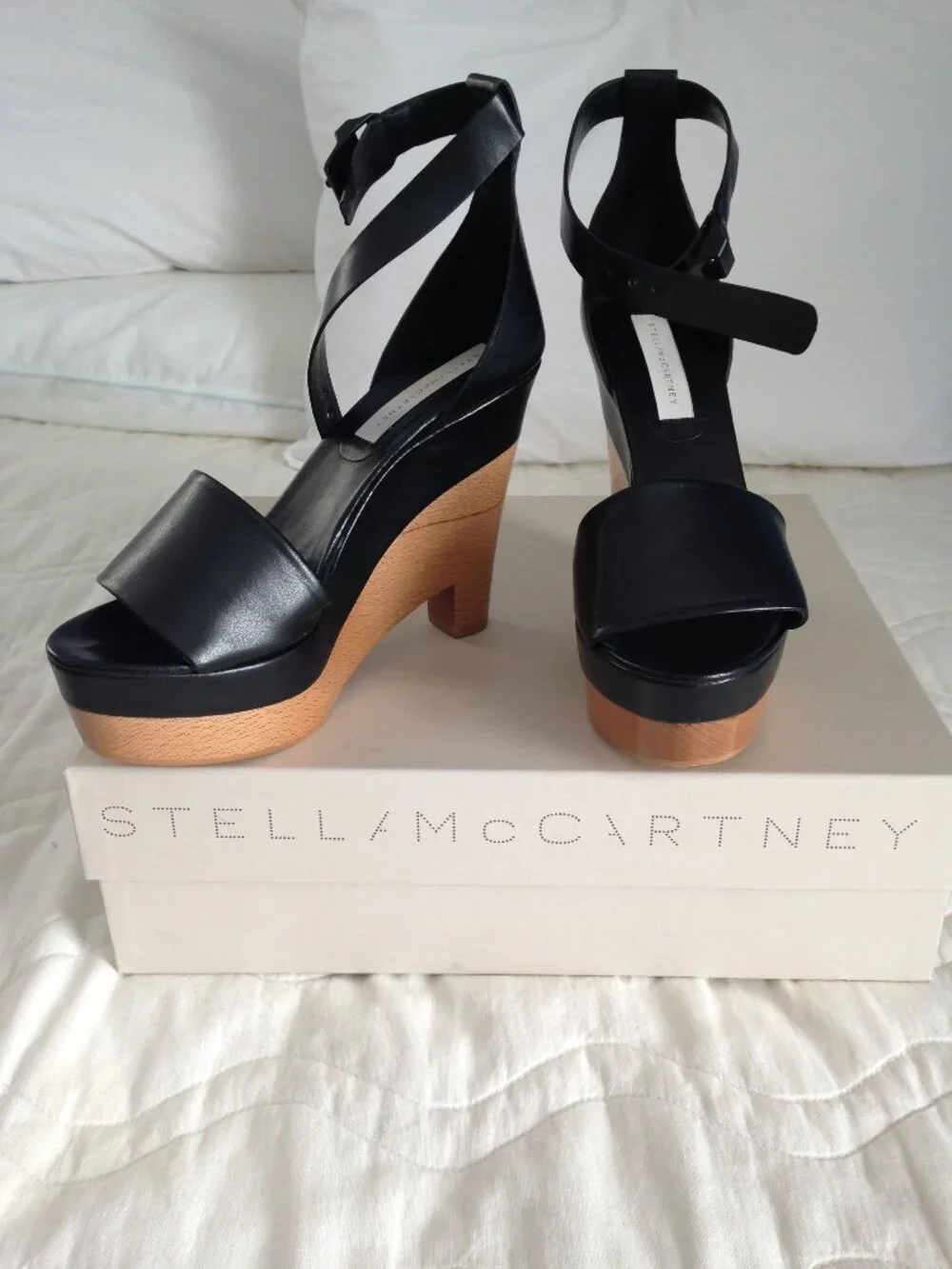 New Stella McCartney Brethil Platform Wedge Sandals Size 41 (US 10)